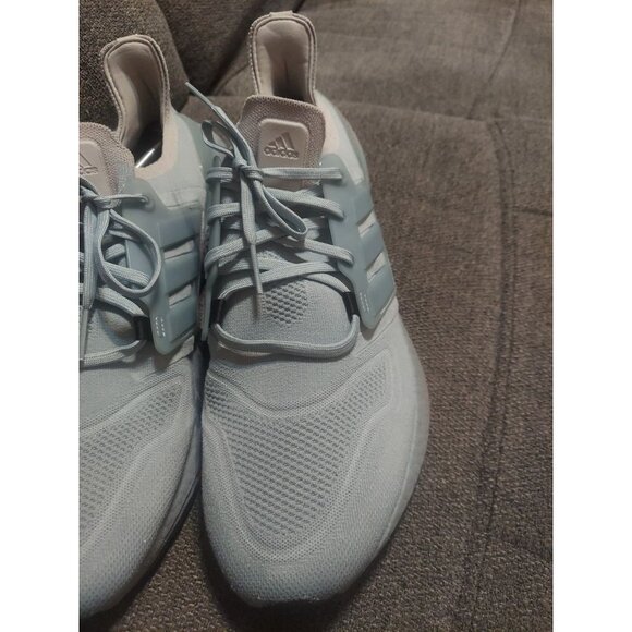 Adidas Ultra Boost 22 Grey Blue Men's Size 15 HO1170 Tennis Light Blue Running - Picture 3 of 10
